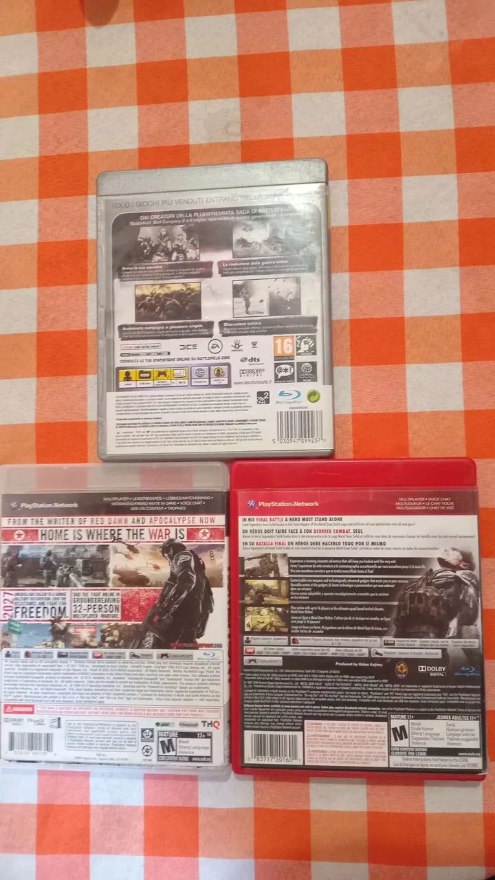 Lote de 3 jogos de ps3 testados e funcionando  - Foto 3