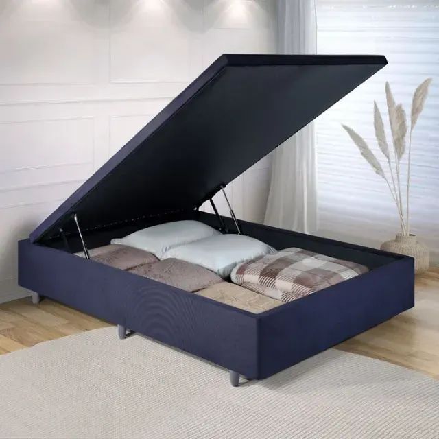 Cama Base Box Baú Viúva Azul Galáxia