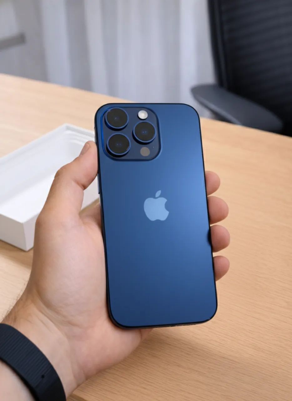 iPhone 15 Pro 128GB Azul Seminovo 90% - Foto 2