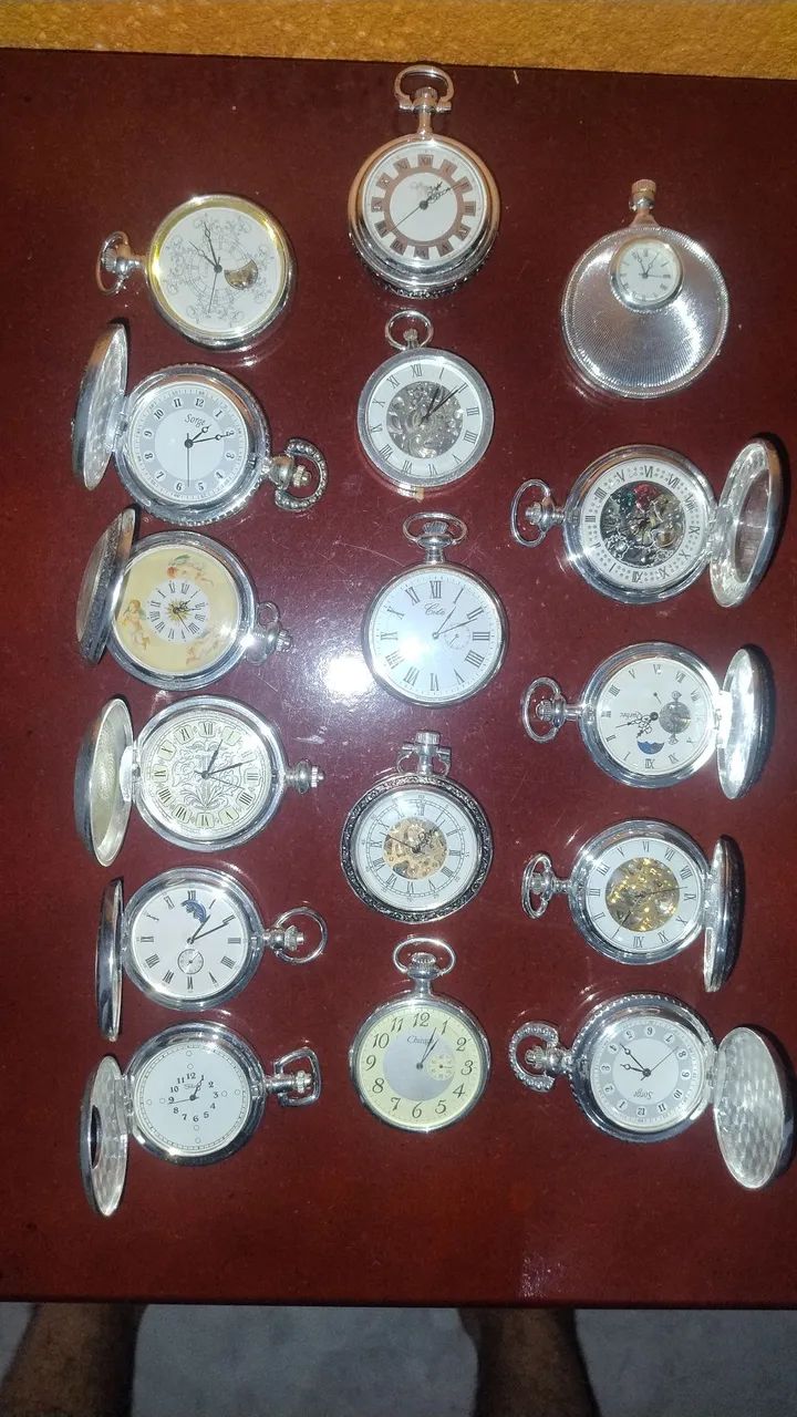 Relógios de bolso antigos (coleção) - Foto 2