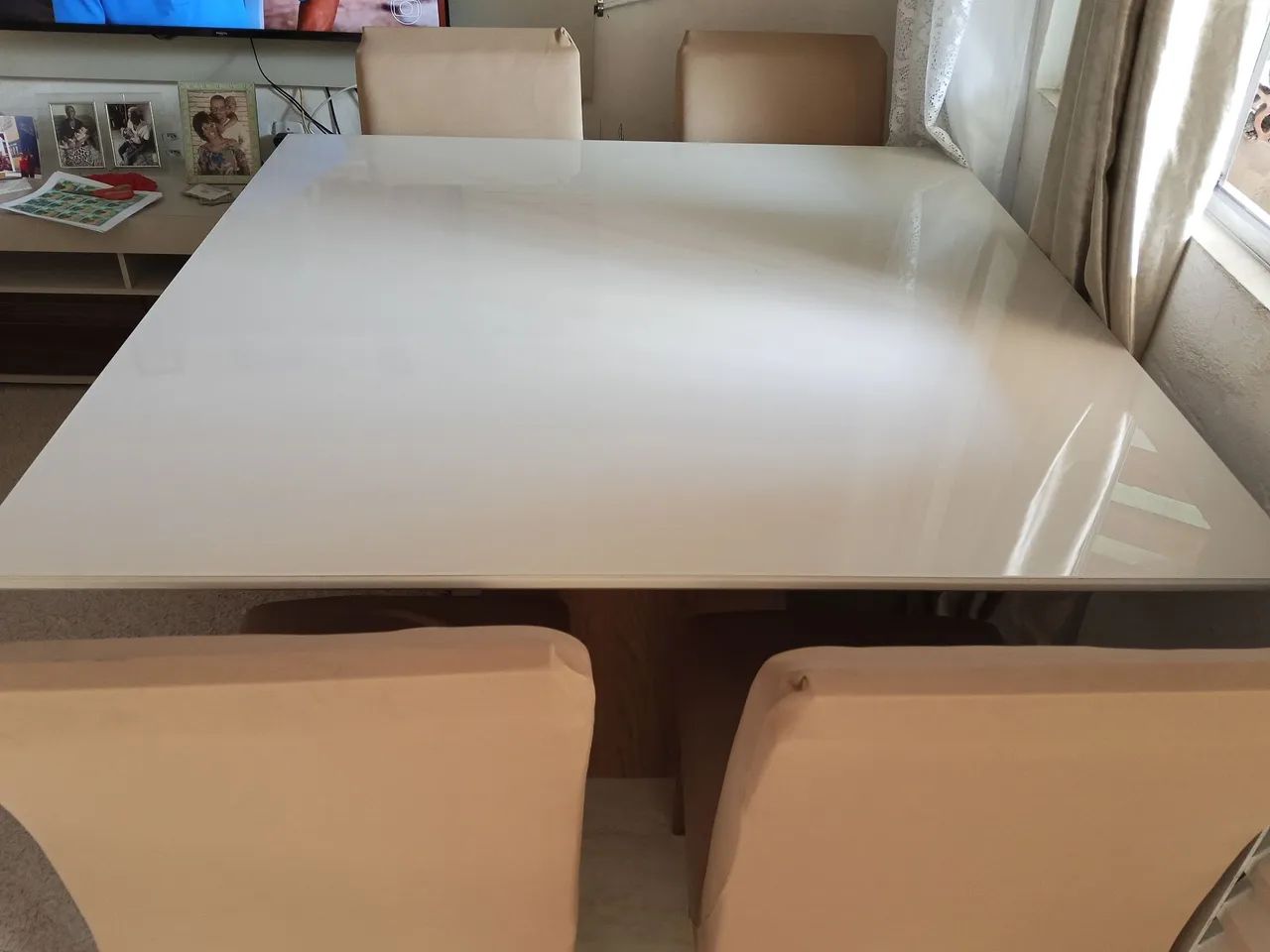 Mesa tampão vidro  - Foto 3