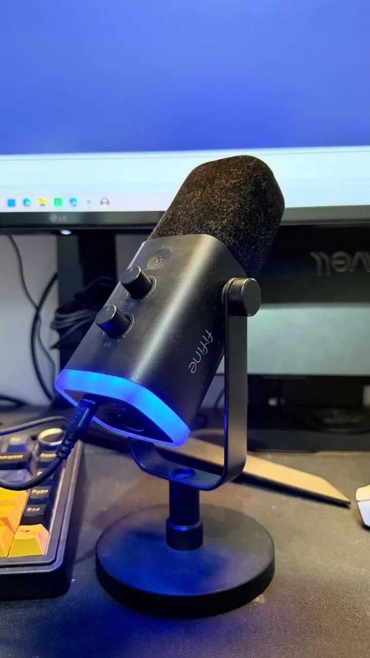 FIFINE AM8 - Microfone Dinâmico USB/XLR para PC, Podcast e Streaming - Foto 5