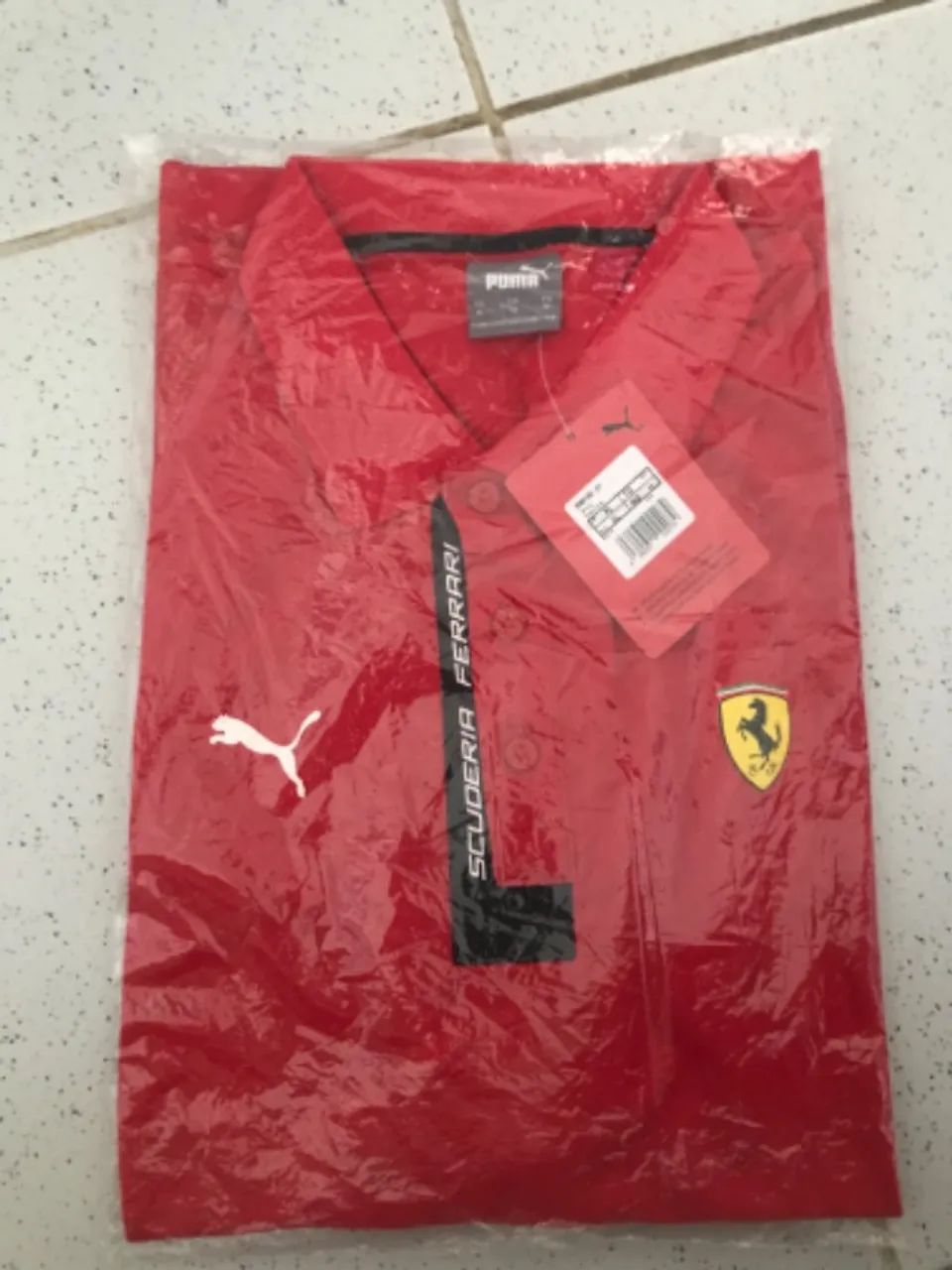 POLO PUMA Scuderia FERRARI Original- Vermelha Nova c/ Etiqueta TAM XL (GG) - Lacrada TOP