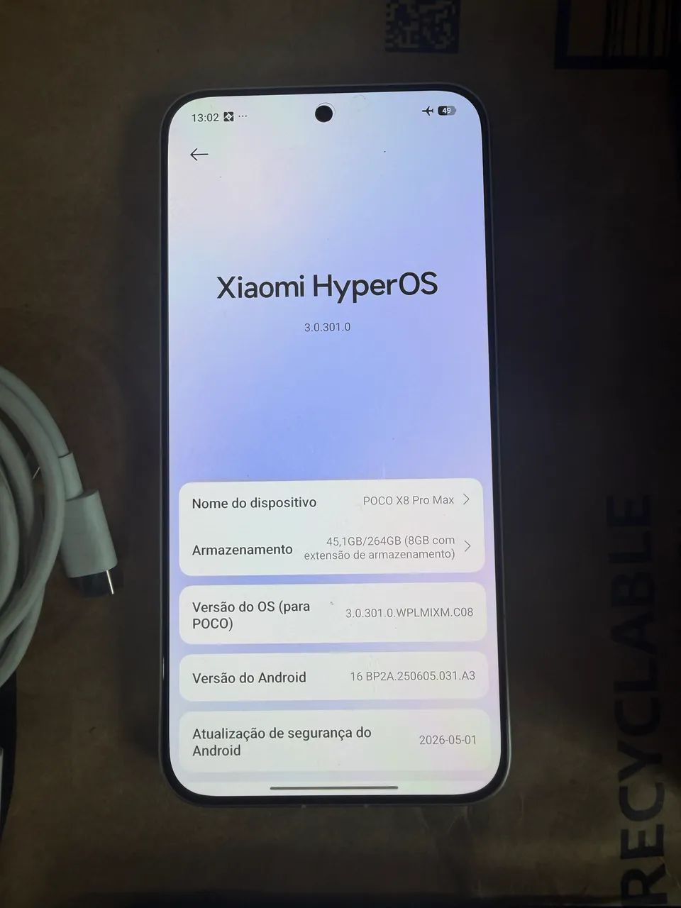 POCO X8 PRO MAX 256GB! PERFEITO. - Foto 3