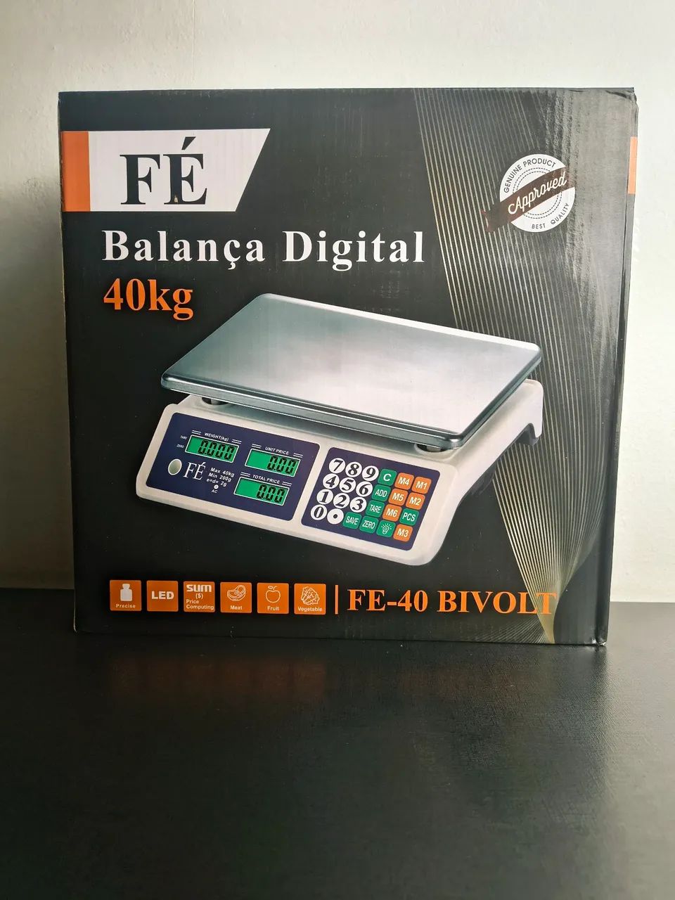 BALANÇA ELETRÔNICA DIGITAL 40k - FÉ -  - NOVA - PRONTA ENTREGA  - Foto 5