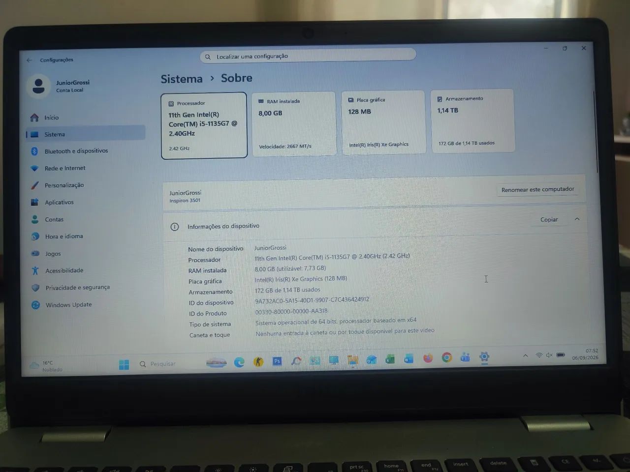 Notebook dell - Foto 2
