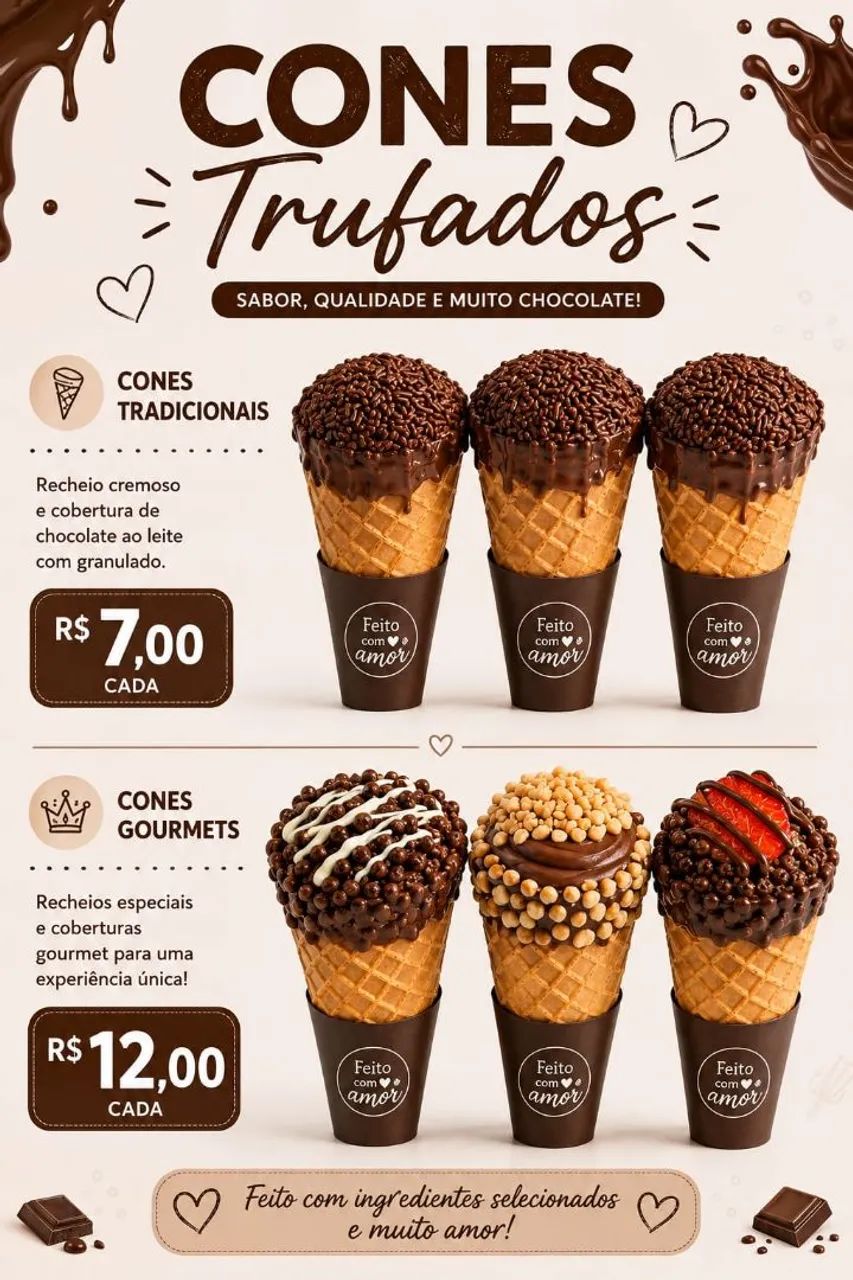 Cone trufado - Foto 3
