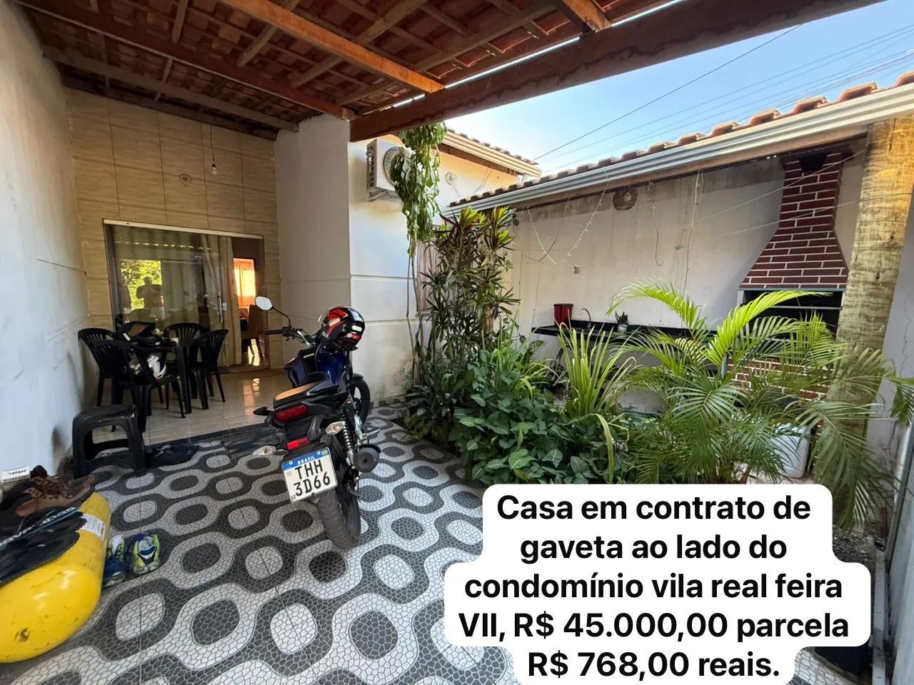 Casa no feira VII ao lado do condomínio  vila real contrato de gaveta