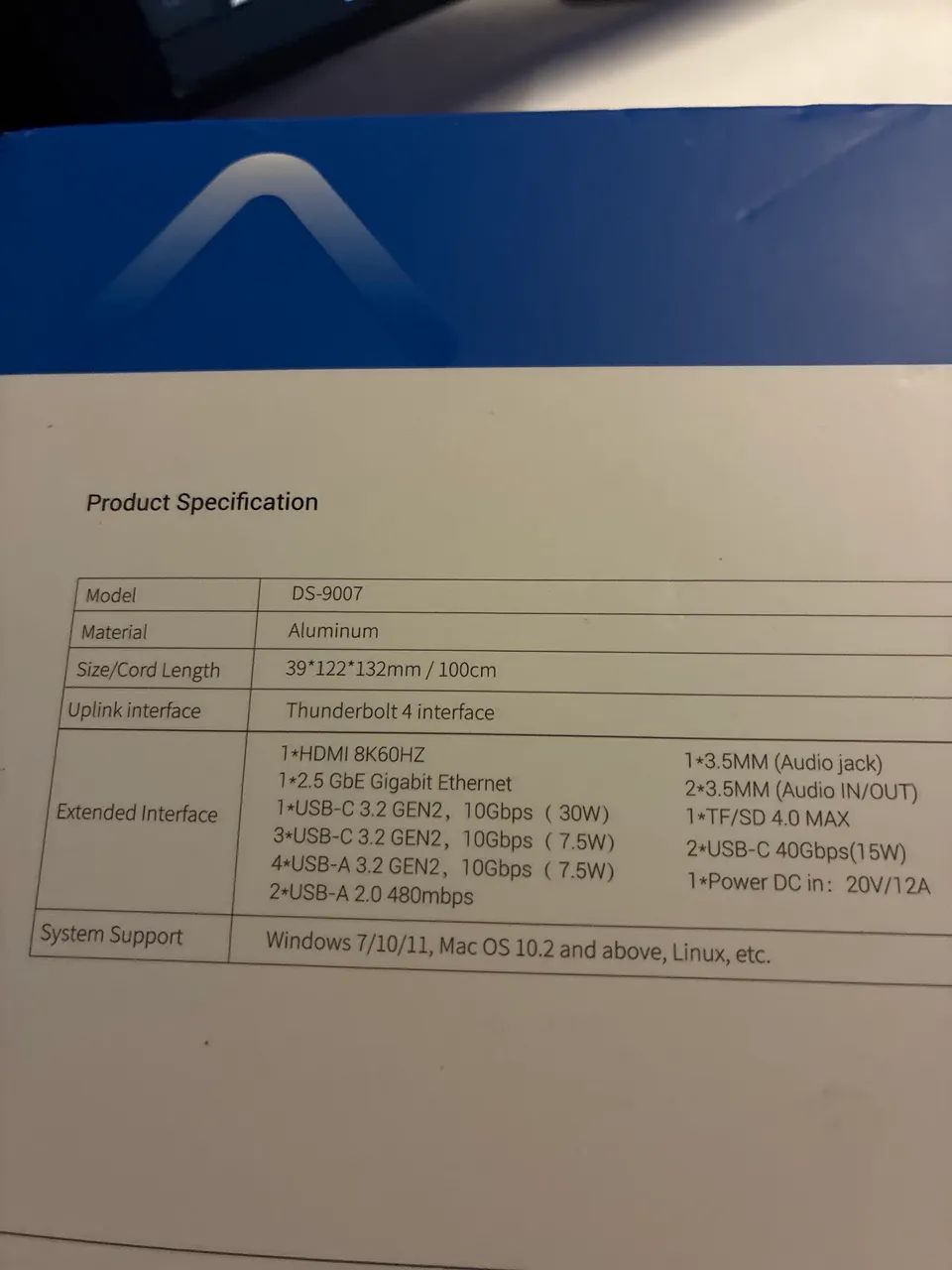 Dock station 21em 1 Thunderbolt 4 40gbps - Foto 2