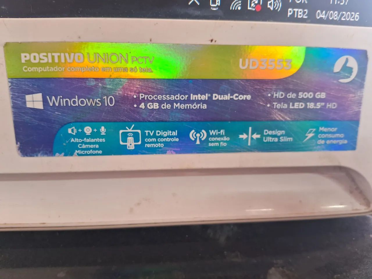 Vendo computador all-in-one R$549 - Foto 4