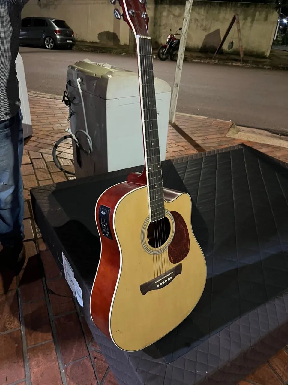 Violão memphis tagima elétrico de aço MD18 bem conservado  