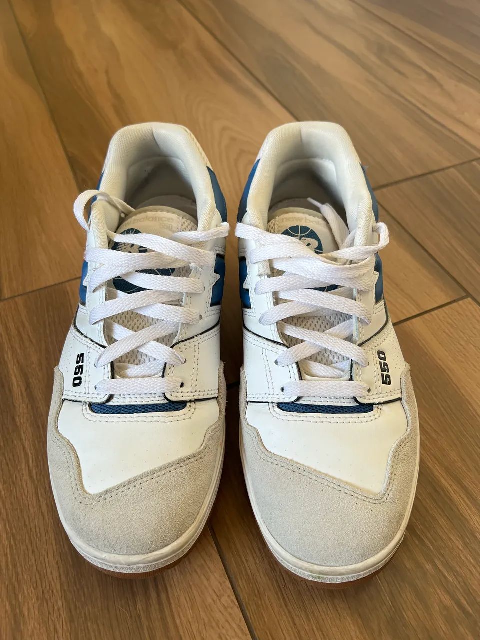 New balance 550 branco e azul 39 - Foto 3