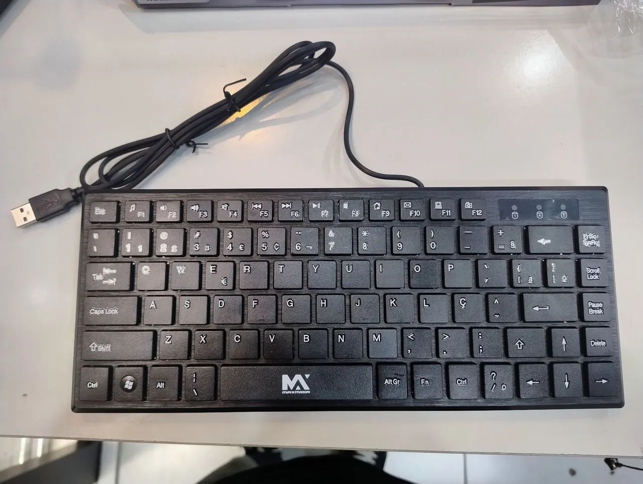 Teclado USB Maxmidia MAX-TEC202 Compacto ABNT2 - Foto 3