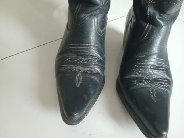 Bota Boiadeira Couro n°37  - Foto 3