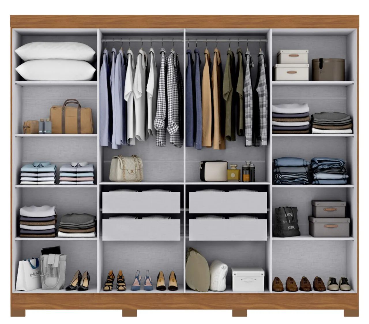 Guarda roupa com espelho 100%MDF - Foto 2