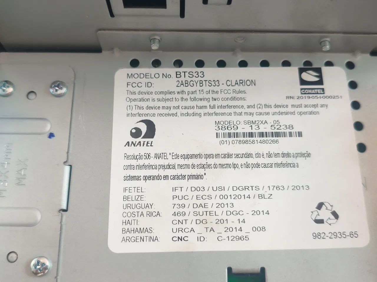 Rádio original versa 2018 - Foto 3