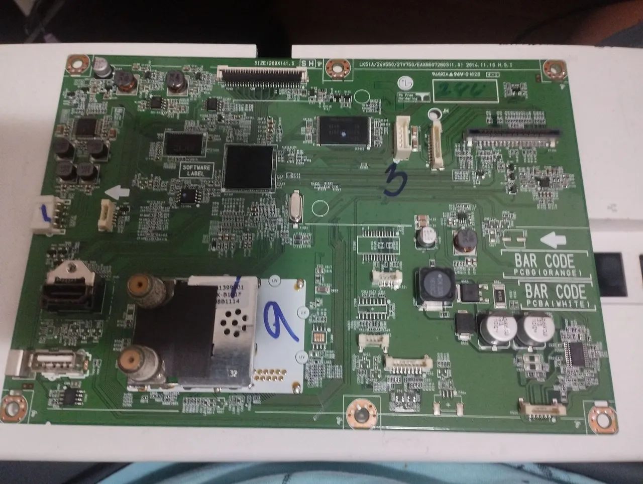 Placa da tela LG ALL in on 24v 550