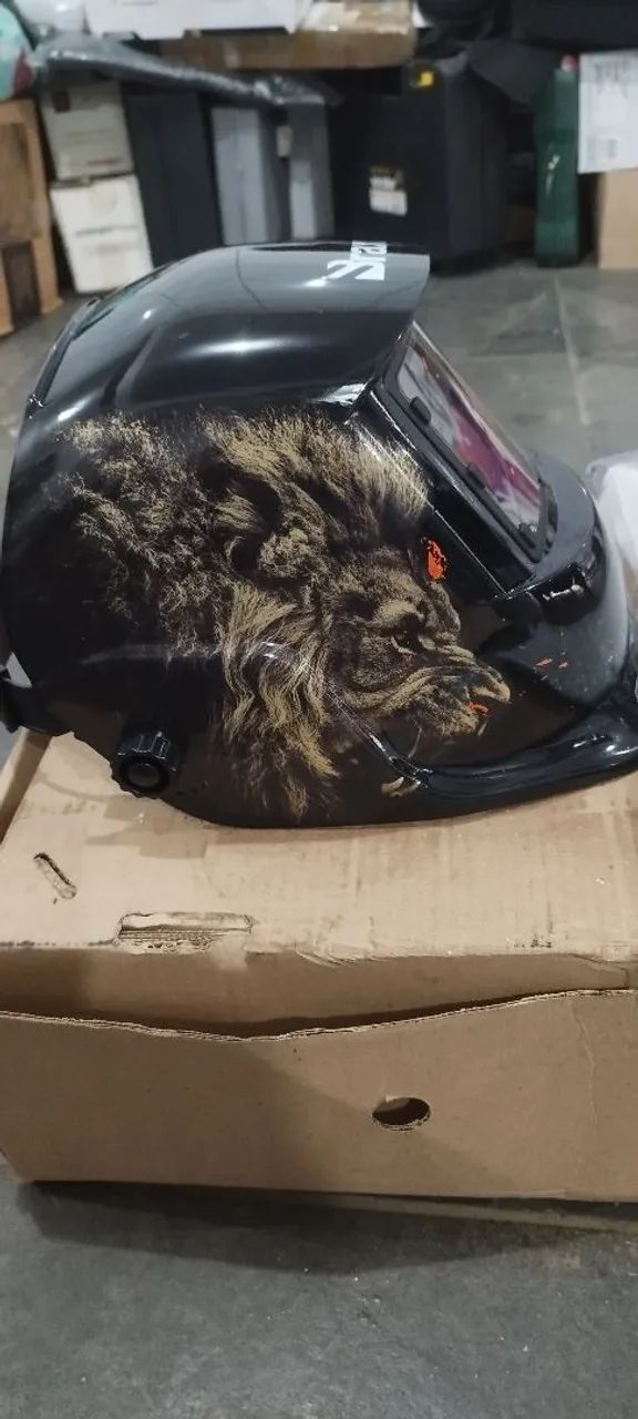Mascara de solda automático,+ luvas