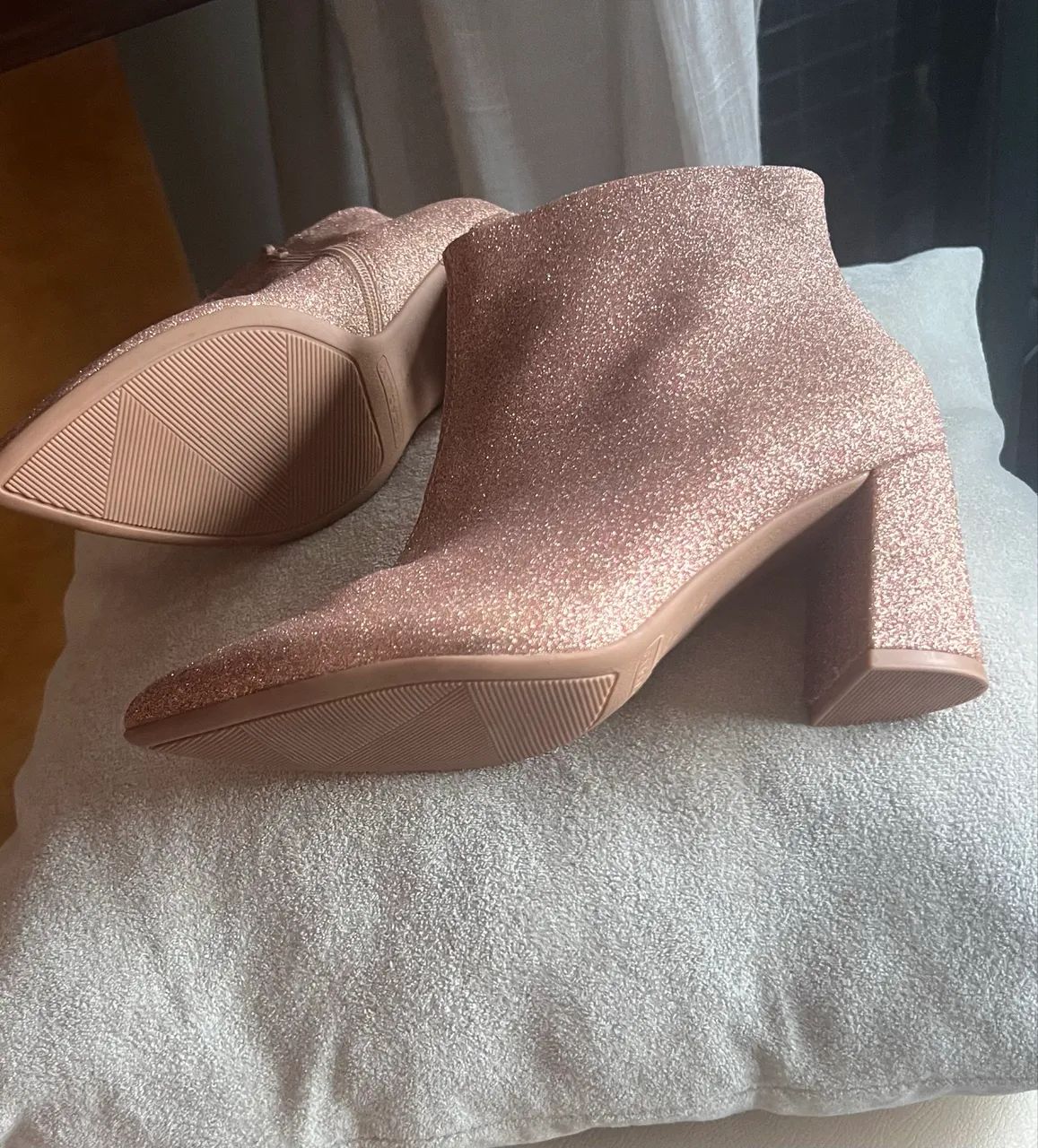 Bota Rosa Brilho - Foto 4