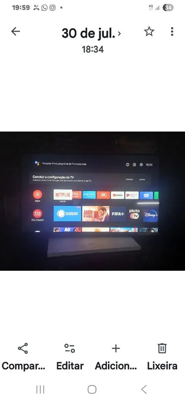 TV 40 TCL Android 