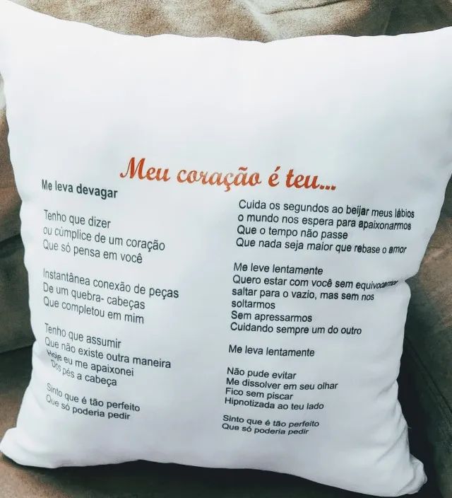 Almofada personalizada 
