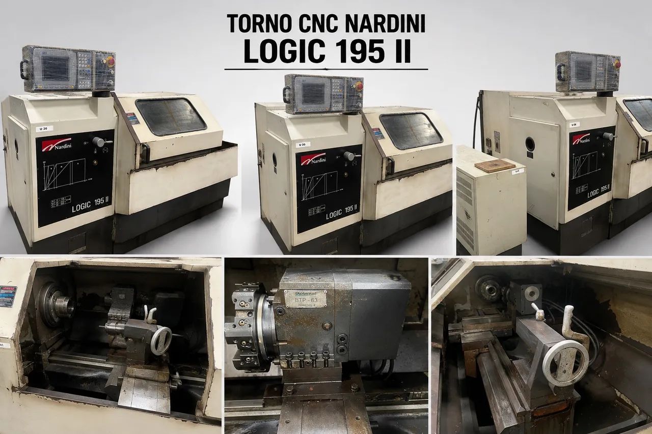 Torno Cnc logic 150 Nardini 