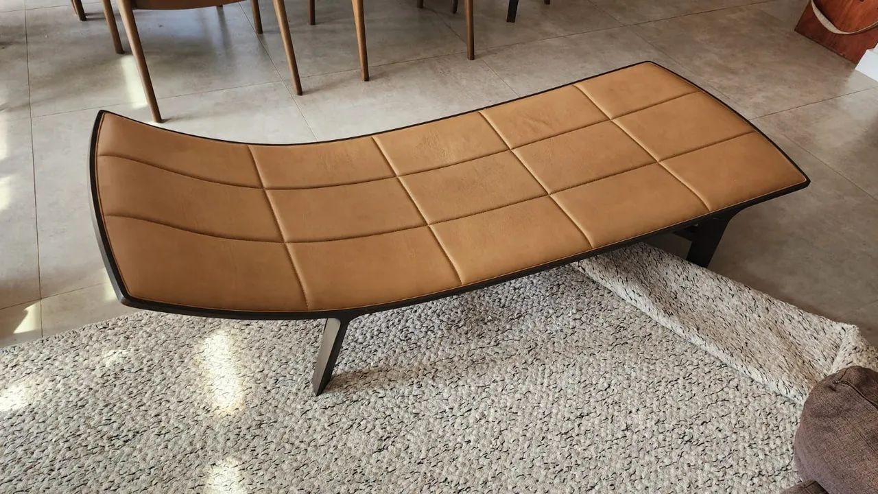 Chaise couro design assinado - Foto 2