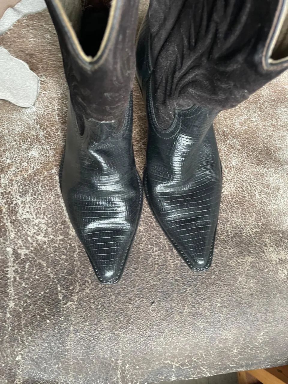 Bota de couro alta qualidade importada americana  - Foto 3