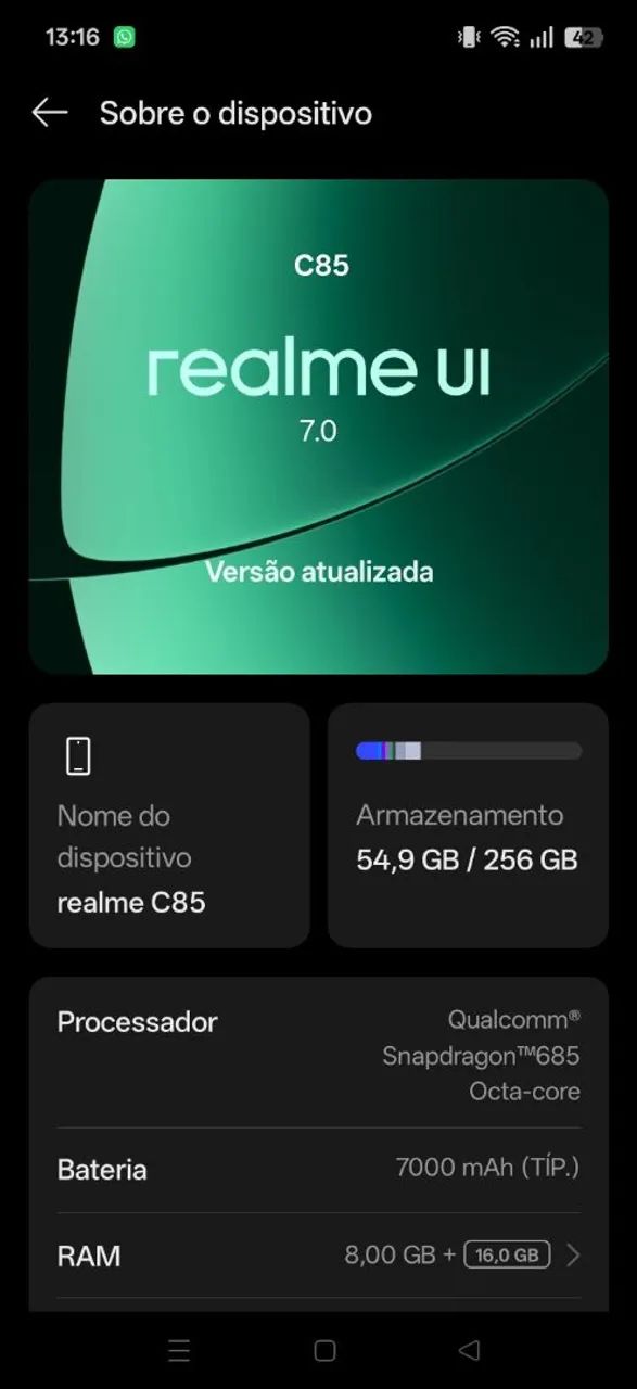 Realme C85 256GB 8GB RAM Azul  - Foto 2