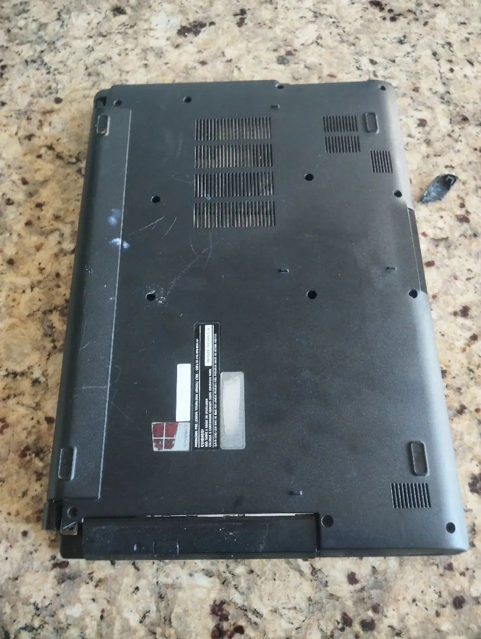 Notebook sucata , placa funcionando, tela queimada  - Foto 2