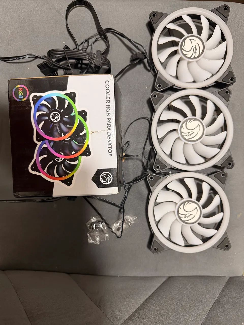 COOLER RGB PARA DESKTOP VENTOINHAS - Foto 3