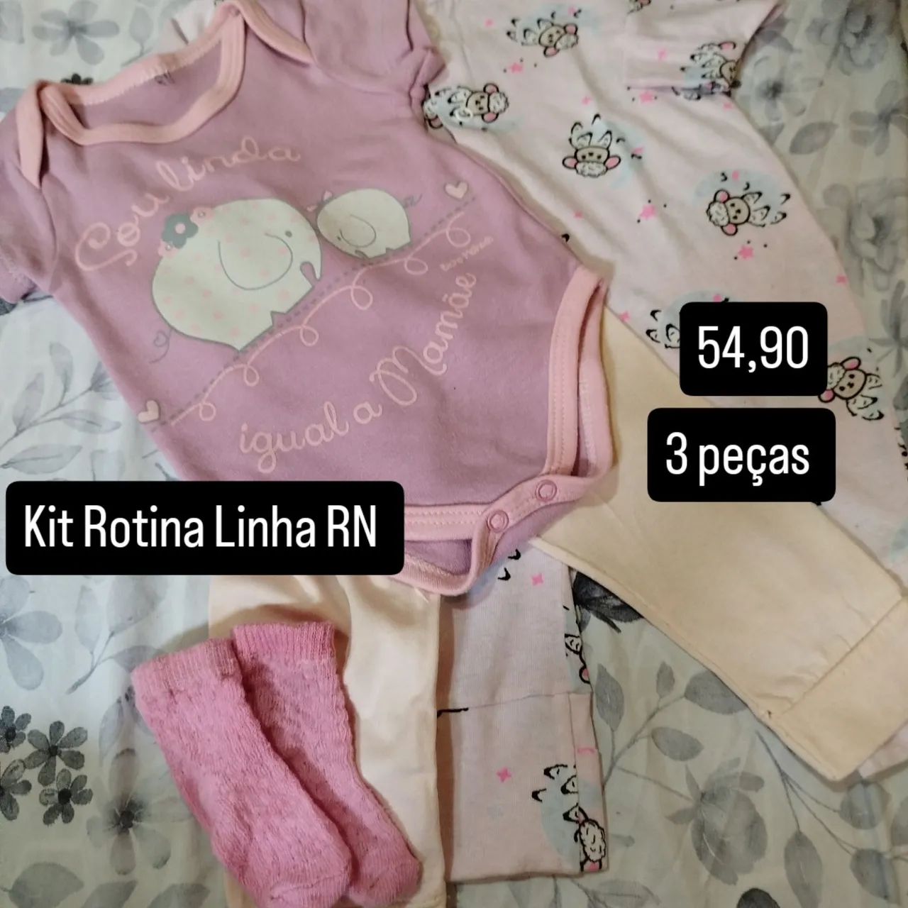 Enxoval de bebê acessível  - Foto 3