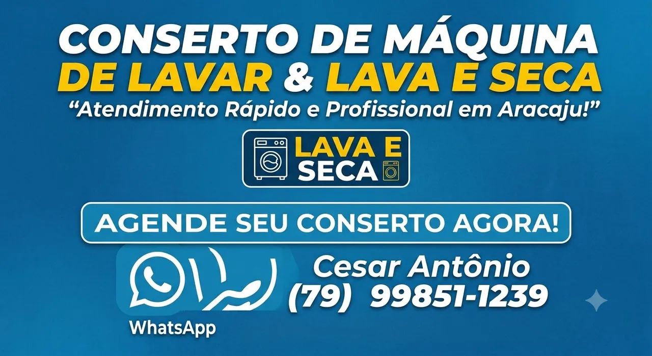 Conserto de máquina de lavar 