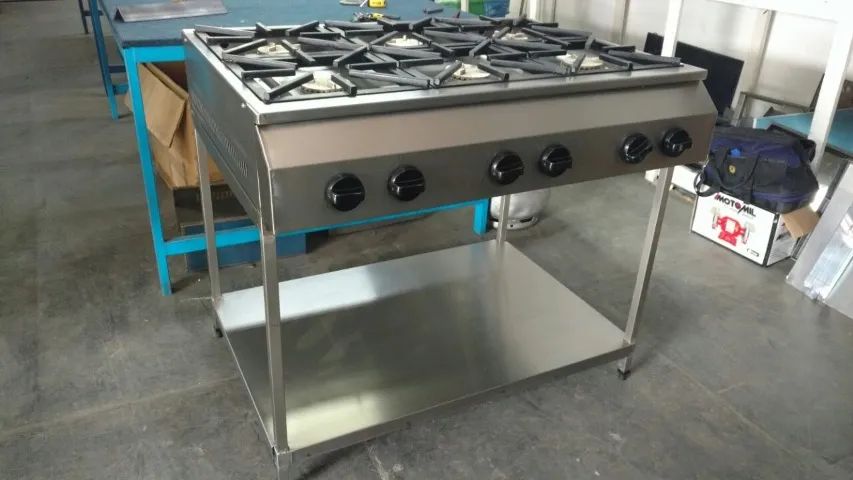 fogão industrial de inox  - Foto 4