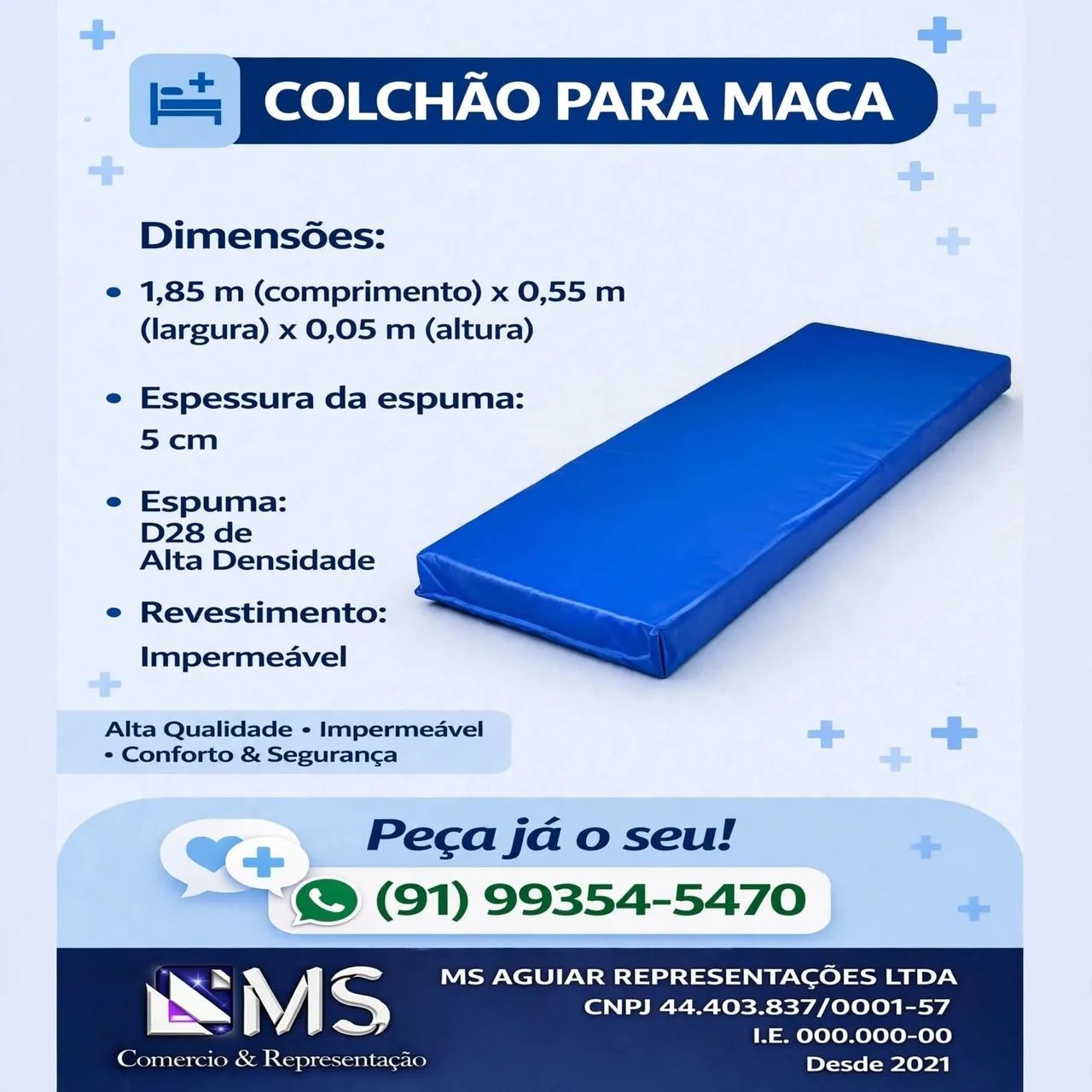 Colchão Hospitalar D28