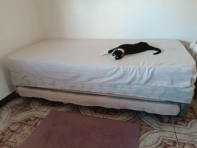 Cama box solteiro com auxiliar e colchão extra - Foto 2