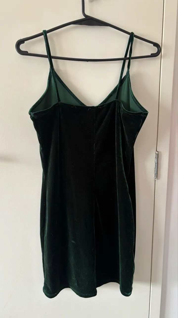 Vestido Verde Veludo - Foto 2
