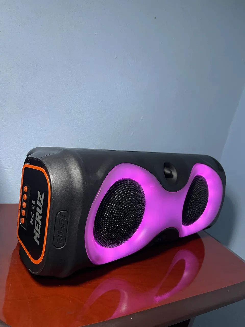 Caixa de Som Bluetooth com LED som potente - Foto 2