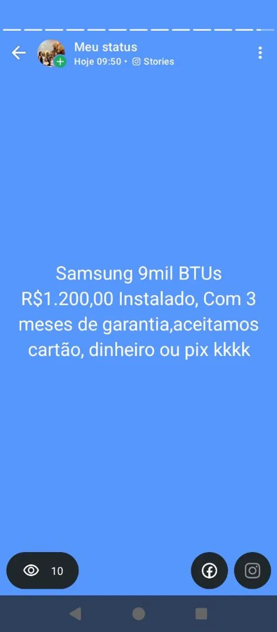 Ar condicionado 9mil BTUs  - Foto 5
