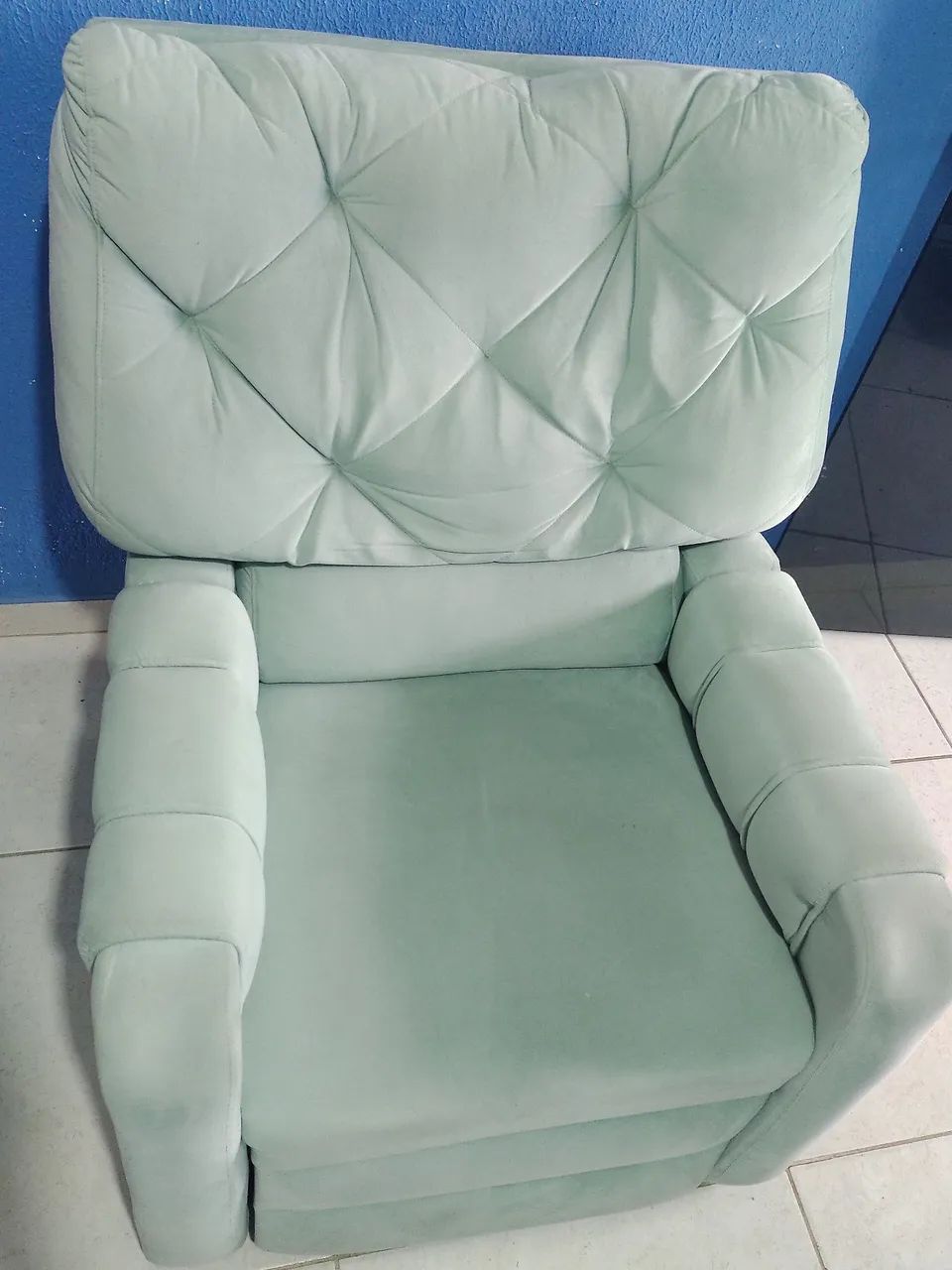 Cadeira estofada confortável  - Foto 2