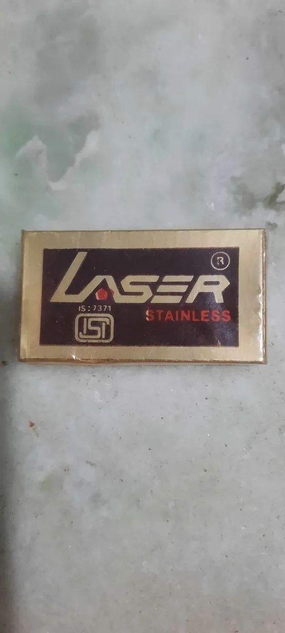 Lâminas  de  Barbear  Lazer  Stainless  Antiga