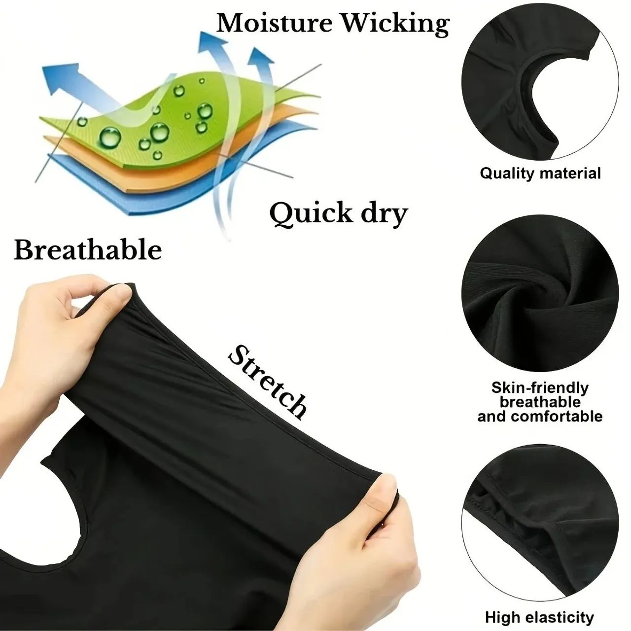 Balaclava de Proteção Solar Microfibra Elastano Motocicletas e esportes - Foto 2