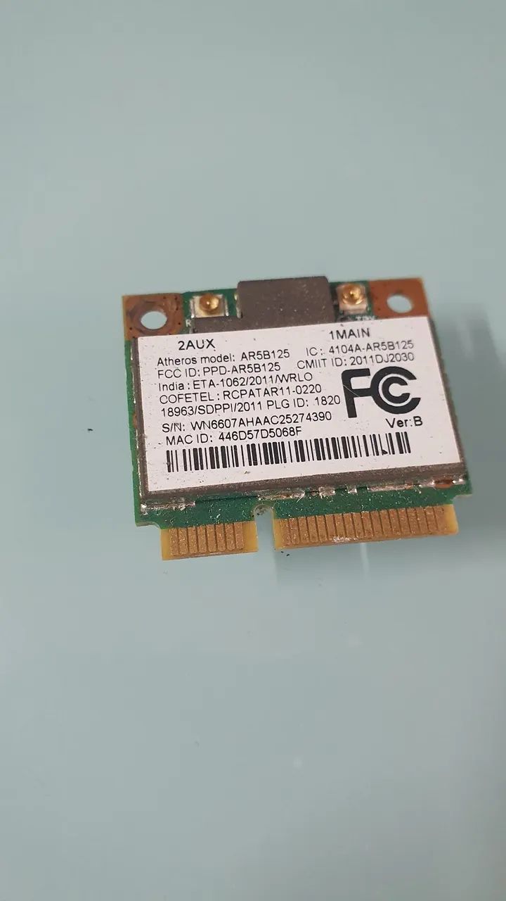 Placa de Wifi notebook - Foto 4