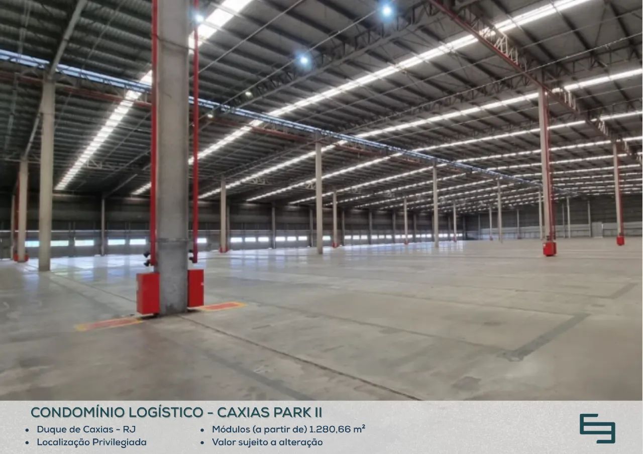 Galpão para alugar em Duque de Caxias/RJ com 1.280,66 m² e 6 docas