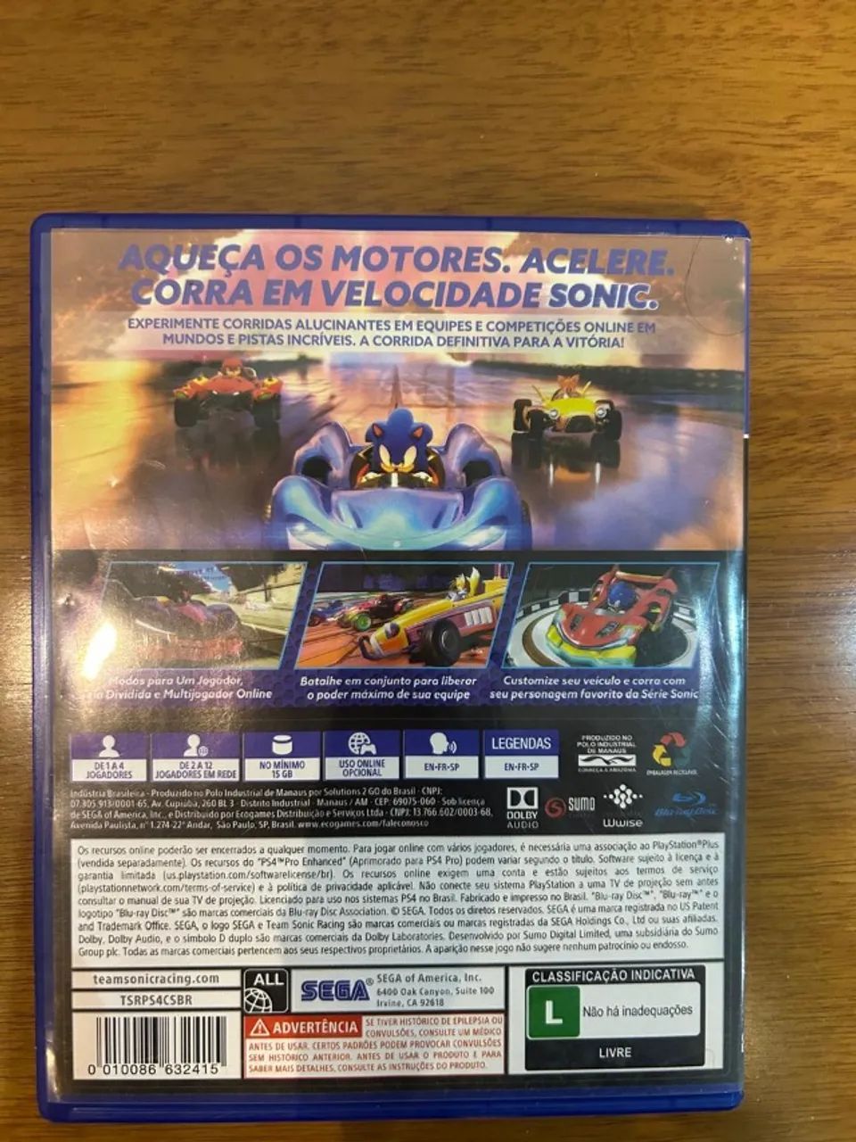 Sonic Racing - PS4 - Foto 2