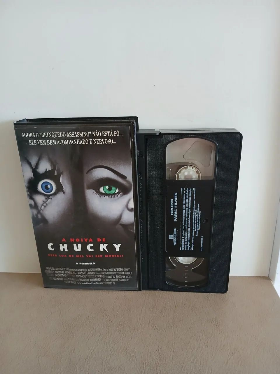 Fita Vhs A Noiva de Chucky  - Dublado  - Raro