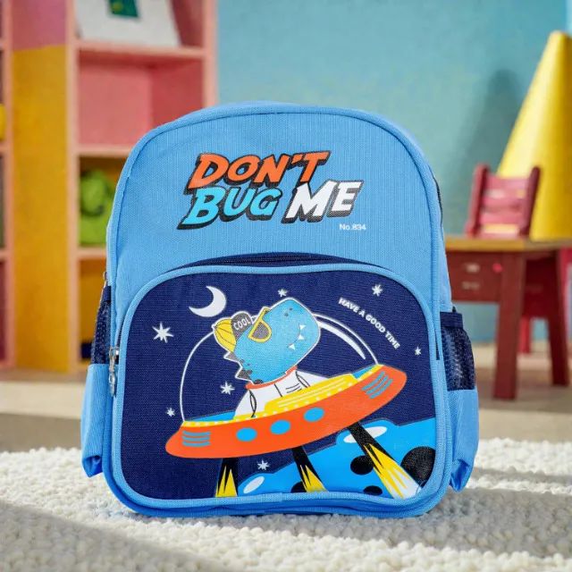 Mochila, de Costas, em Nylon, Feminina e Masculina, Infantil, com Desenho Estampado. - Foto 6