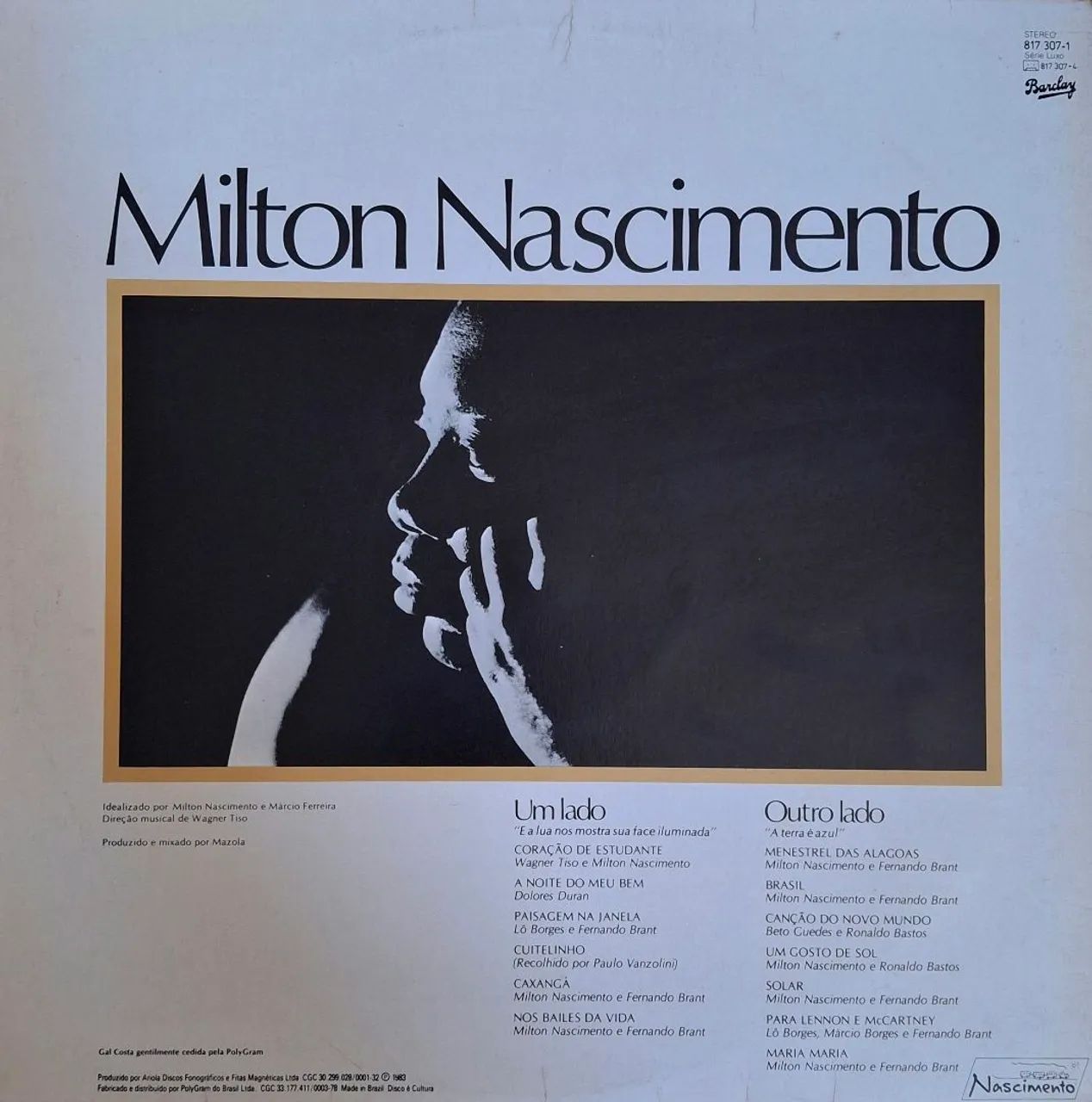 LP/VINIL Milton Nascimento - AO VIVO (1983) - Foto 2