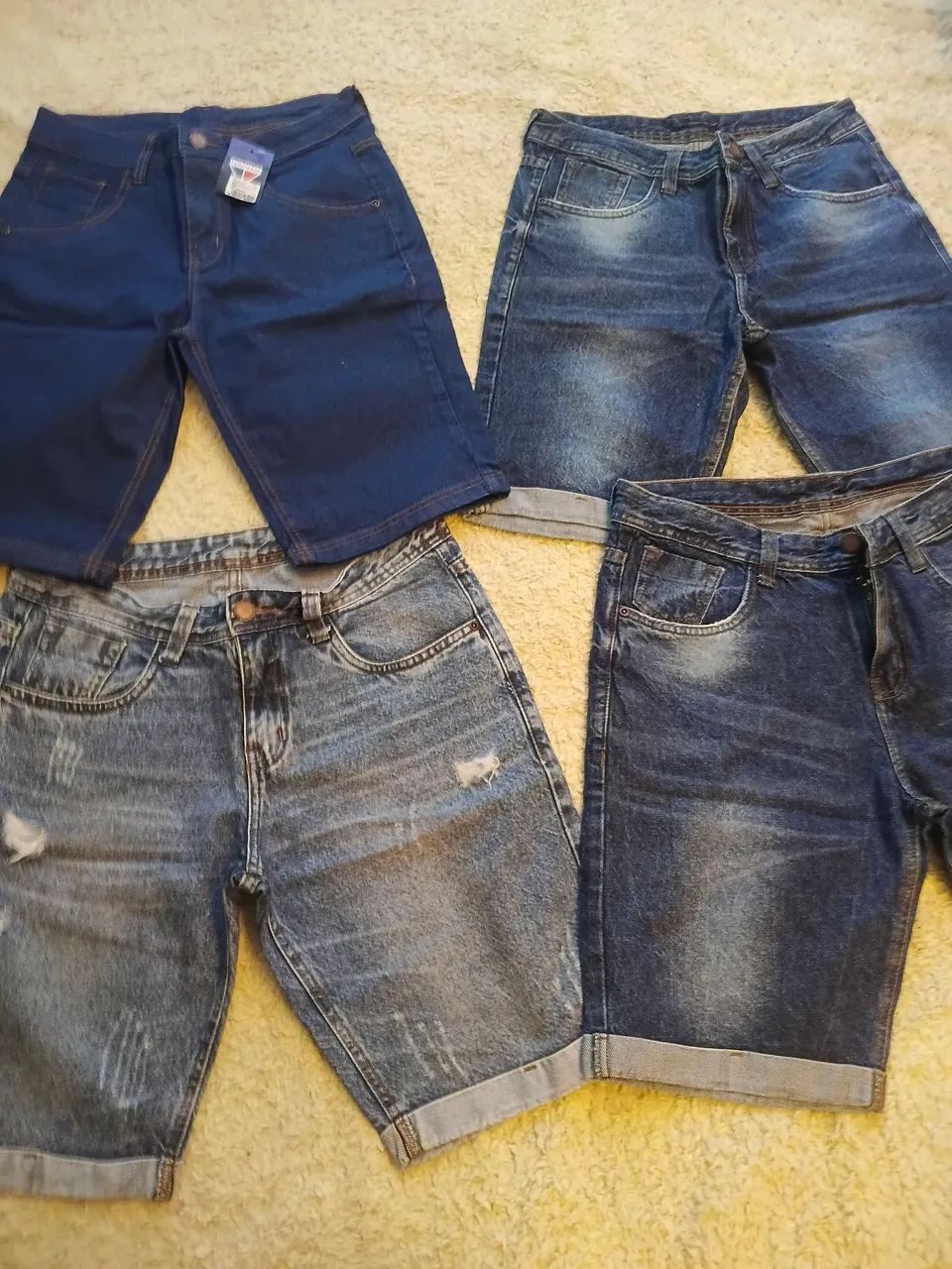 Bermuda masculina jeans tamanho 40 - Foto 2