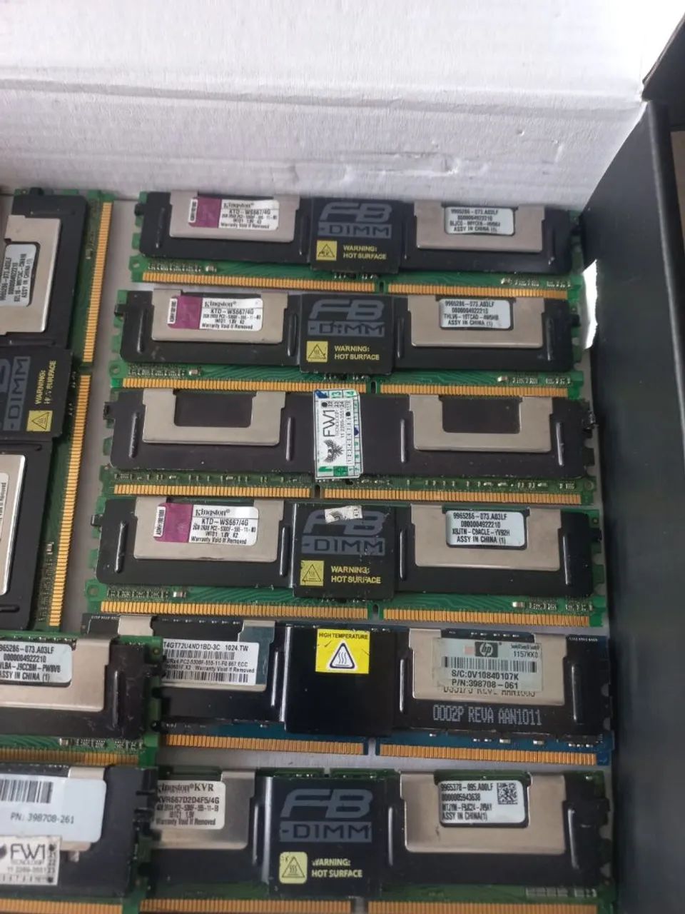 Memórias ddr2 FBDIMM ecc pra servidor 4 e 2 gb  - Foto 2